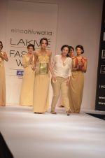 Model walk the ramp for Elina Ahluwalia Show at lakme fashion week 2012 Day 4 in Grand Hyatt, Mumbai on 5th March 2012 (1).JPG